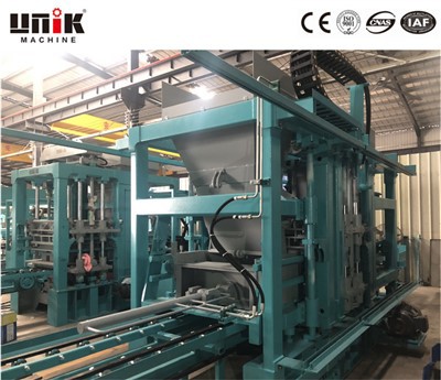 Máquina de bloques permeables
