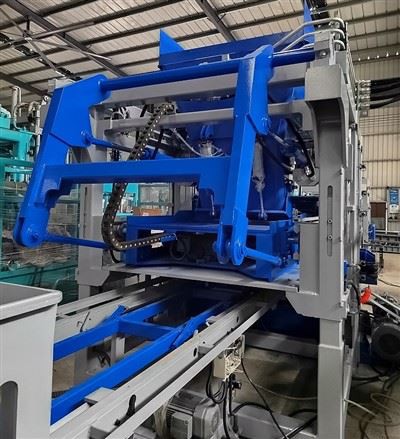 Máquina hidráulica de bloques huecos de cemento
