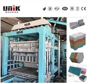 Máquina para fabricar bloques de adoquines de cemento