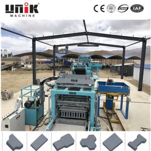 Máquina para fabricar adoquines de ladrillos y bloques de hormigón
