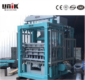 Máquina de ladrillos permeables al cemento