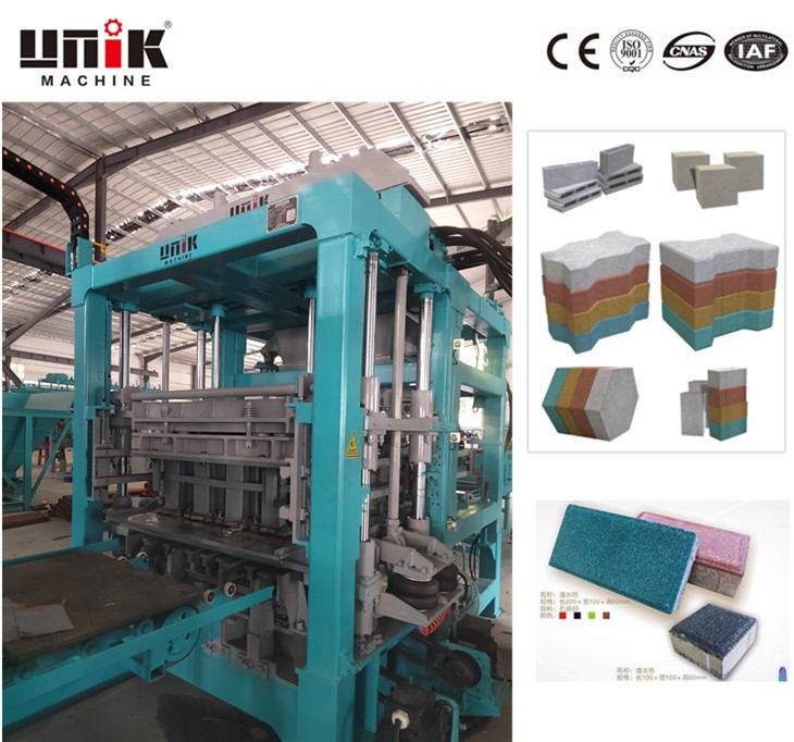 Máquina para fabricar ladrillos de hormigón