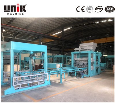 Máquina pavimentadora de hormigón entrelazada