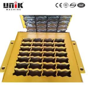 Moldes de adoquines entrelazados de hormigón