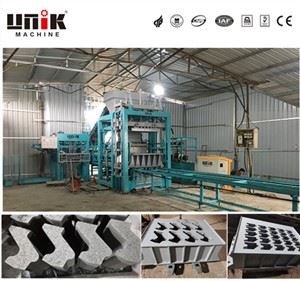 Máquina para fabricar bloques de retención